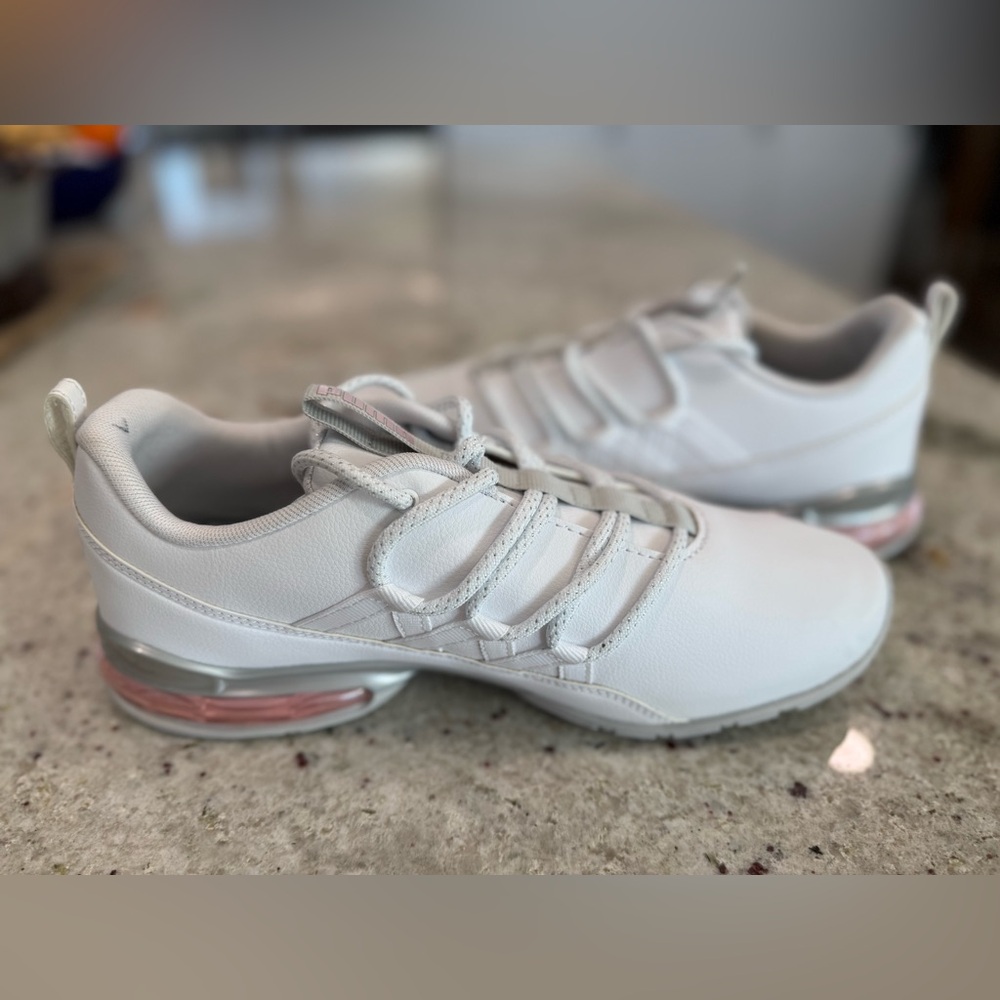 Puma Riaze Prowl SI Speckle Lace Up Running White and Light Pink Sneakers - Picture 6 of 12